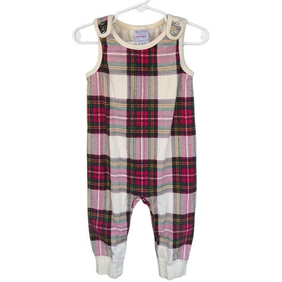 Hanna Andersson Other - Hanna Andersson Cotton Plaid Overalls - Size 18-24 months